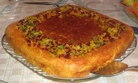 Mushroom and Chicken Tahchin
